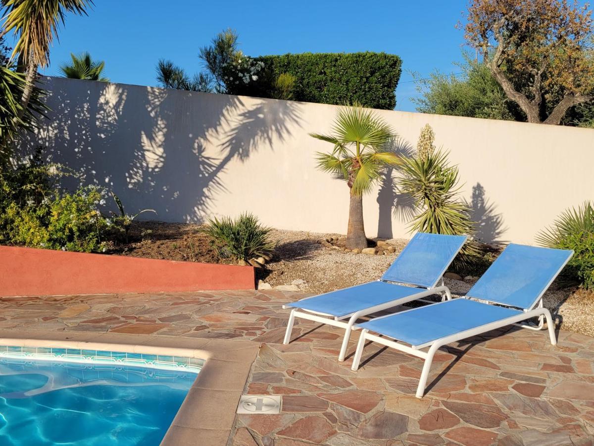 Villa Palm' Issambres 6-8 personnes avec piscine et jardin privés La Garonnette-Plage Extérieur photo