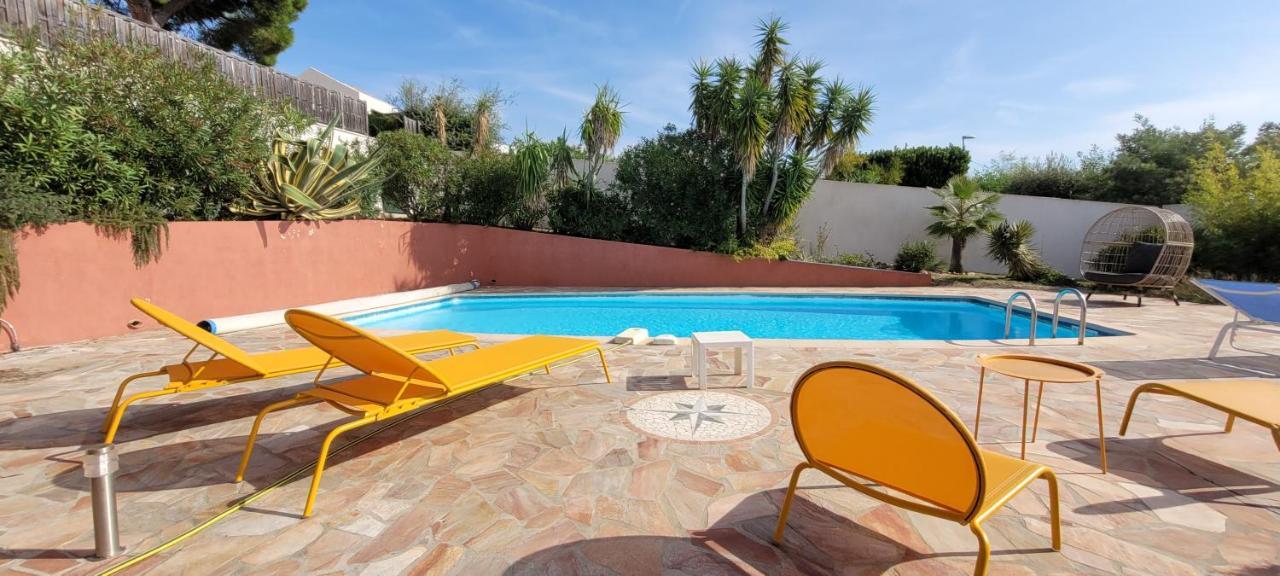 Villa Palm' Issambres 6-8 personnes avec piscine et jardin privés La Garonnette-Plage Extérieur photo