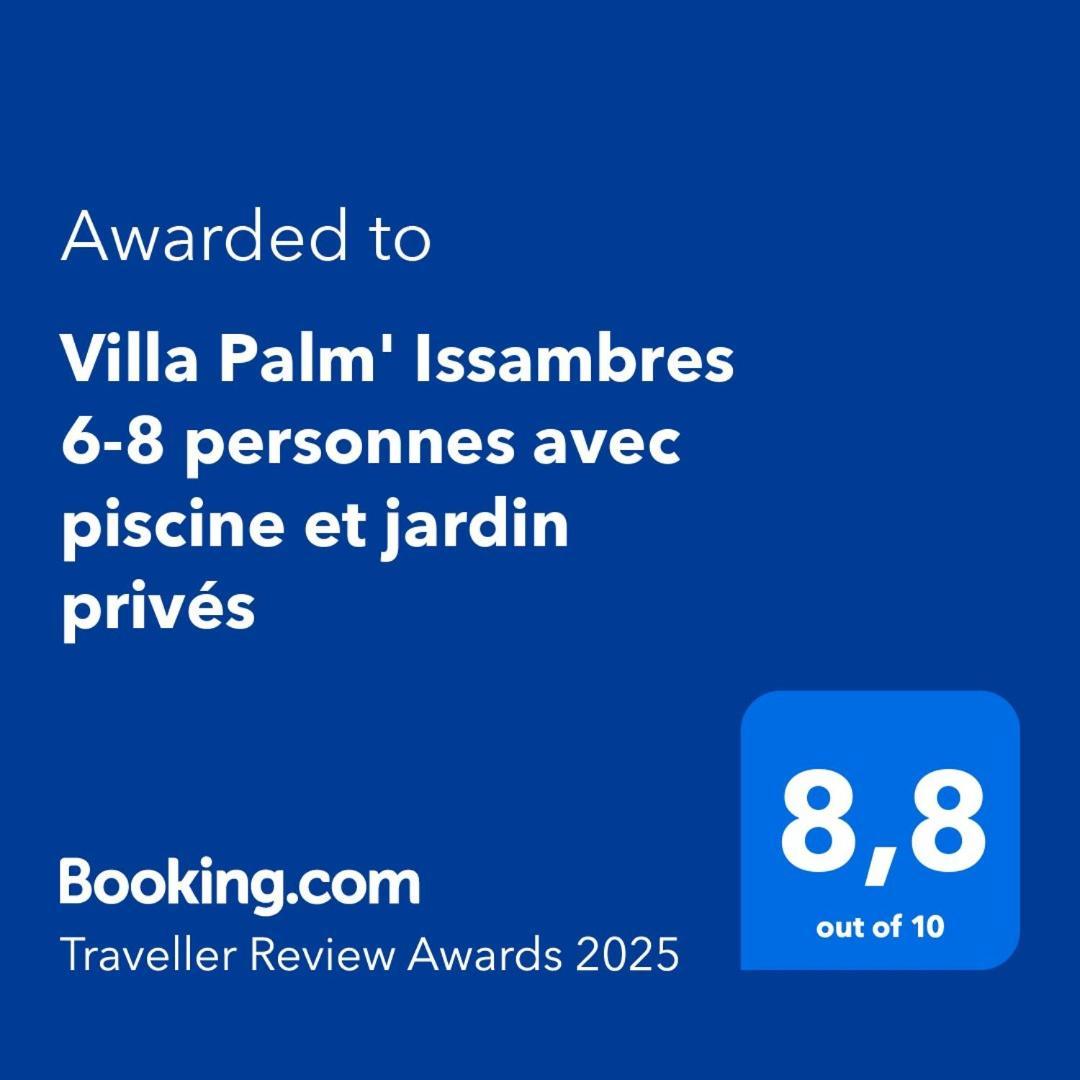 Villa Palm' Issambres 6-8 personnes avec piscine et jardin privés La Garonnette-Plage Extérieur photo