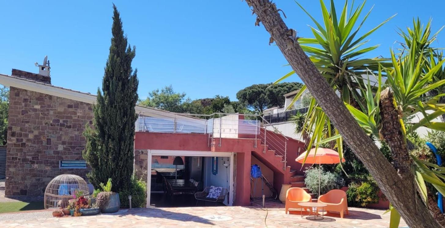 Villa Palm' Issambres 6-8 personnes avec piscine et jardin privés La Garonnette-Plage Extérieur photo